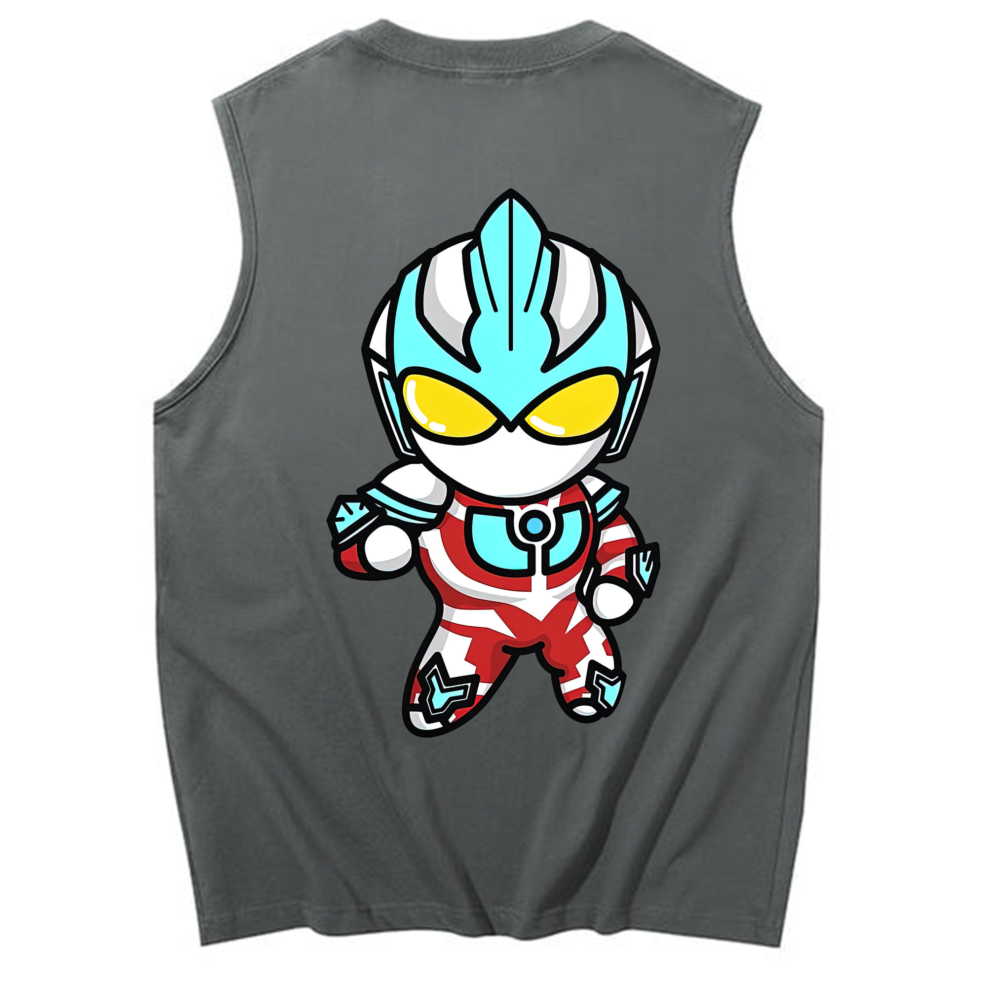 （画像用） ウルトラマン Ultraman コットン100％タンクトップ（背面プリント）